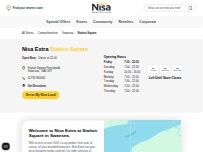 Website Screenshot Nisa Extra