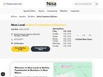 Website Screenshot Nisa Local