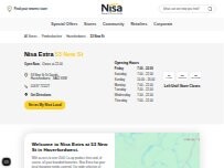 Website Screenshot Nisa Extra