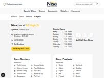 Website Screenshot Nisa Local