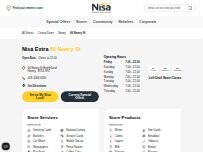Website Screenshot Nisa Extra