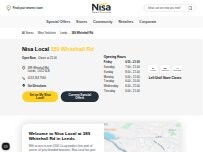 Website Screenshot Nisa Local