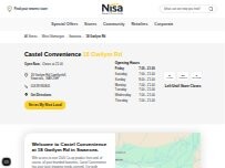 Website Screenshot Castel Convenience