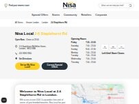 Website Screenshot Nisa Local