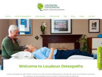 Loudoun Osteopaths website screenshot