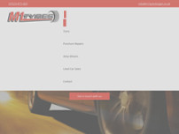 M1 Tyres Lurgan website screenshot