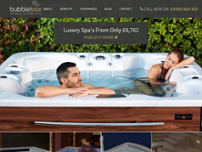 Screenshot for http://www.bubbleboxspas.co.uk