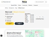 Website Screenshot Nisa Local