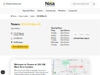 Website Screenshot Texaco