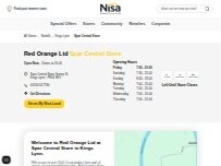 Website Screenshot Red Orange Ltd