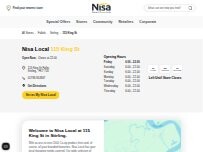 Website Screenshot Nisa Local