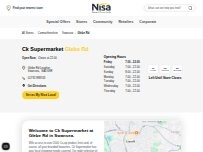 Website Screenshot Ck Supermarket