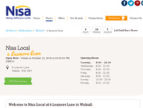 Nisa Local website screenshot