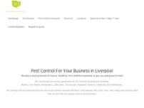 Pest Control Service Agreements Liverpool website screenshot