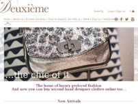 Deuxieme London website screenshot