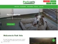 Website Screenshot Park Veterinary Group, Penarth