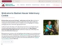 Website Screenshot Willows Veterinary Group - Station House Veterinary Centre