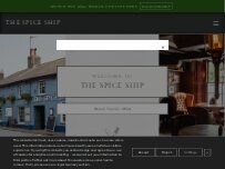 Website Screenshot Spice Ship
