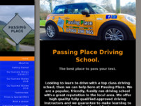 Passing Place Driving School website screenshot