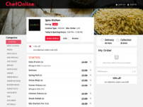 Screenshot for http://www.chefonline.co.uk/spice-kitchen-aughnacloy-belfast-bt69/menu