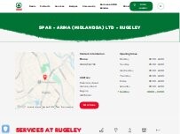 Website Screenshot SPAR - Arina (Midlandsa) Ltd - RUGELEY