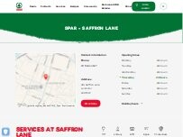 Website Screenshot SPAR - Saffron Lane