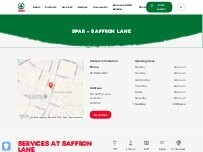 Website Screenshot SPAR - Saffron Lane