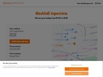 Website Screenshot Sainsbury's Petrol Station