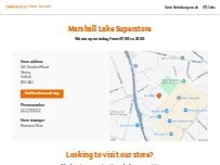 Website Screenshot Sainsbury's Petrol Station