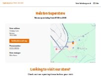 Website Screenshot Sainsbury's Petrol Station