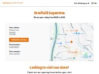 Website Screenshot Sainsbury's Petrol Station