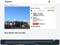 Website Screenshot Abarth Cleckheaton