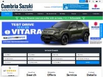 Website Screenshot Cumbria Suzuki