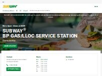 Website Screenshot Subway