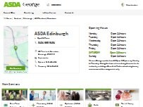 Website Screenshot ASDA Opticians