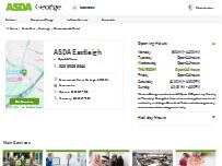 Website Screenshot ASDA Opticians