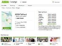 Website Screenshot ASDA Opticians