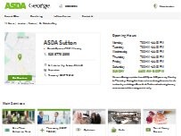 Website Screenshot ASDA Pharmacy