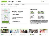 Website Screenshot ASDA Opticians