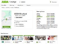 Website Screenshot ASDA Opticians