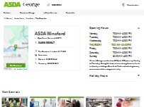 Website Screenshot ASDA Opticians