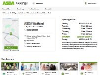 Website Screenshot ASDA Opticians