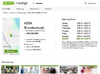 Website Screenshot ASDA Opticians