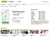 Website Screenshot ASDA Opticians