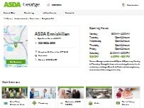 Website Screenshot ASDA Opticians