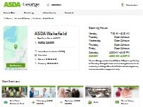 Website Screenshot ASDA Opticians
