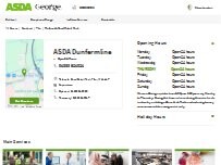 Website Screenshot ASDA Opticians