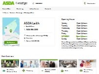 Website Screenshot ASDA Opticians