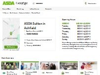Website Screenshot ASDA Pharmacy