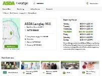Website Screenshot ASDA Opticians